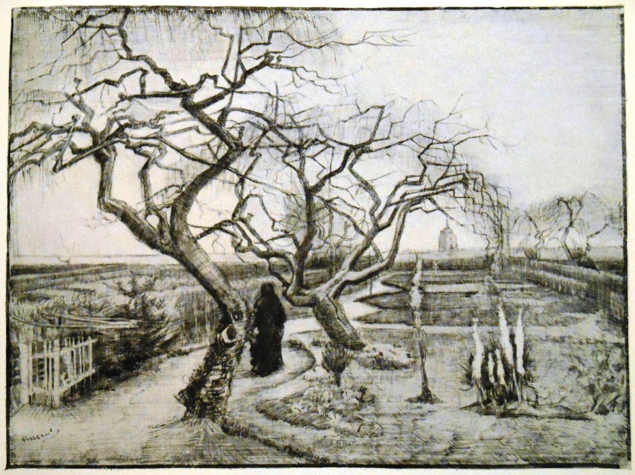 Der Garten des Pfarrhauses von Vincent van Gogh