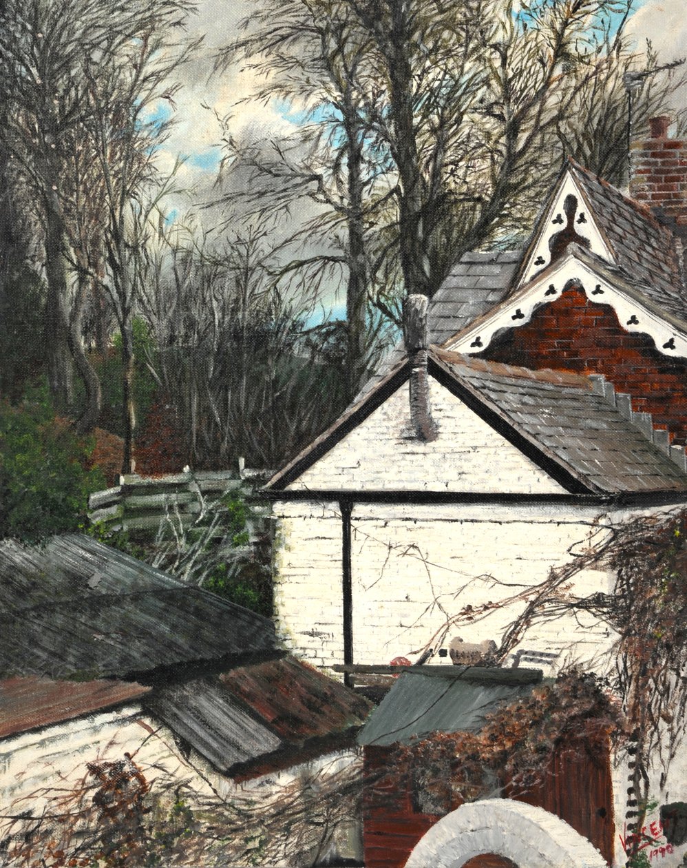 Ein verwunschener Hügel Mold Wales von Vincent Alexander Booth
