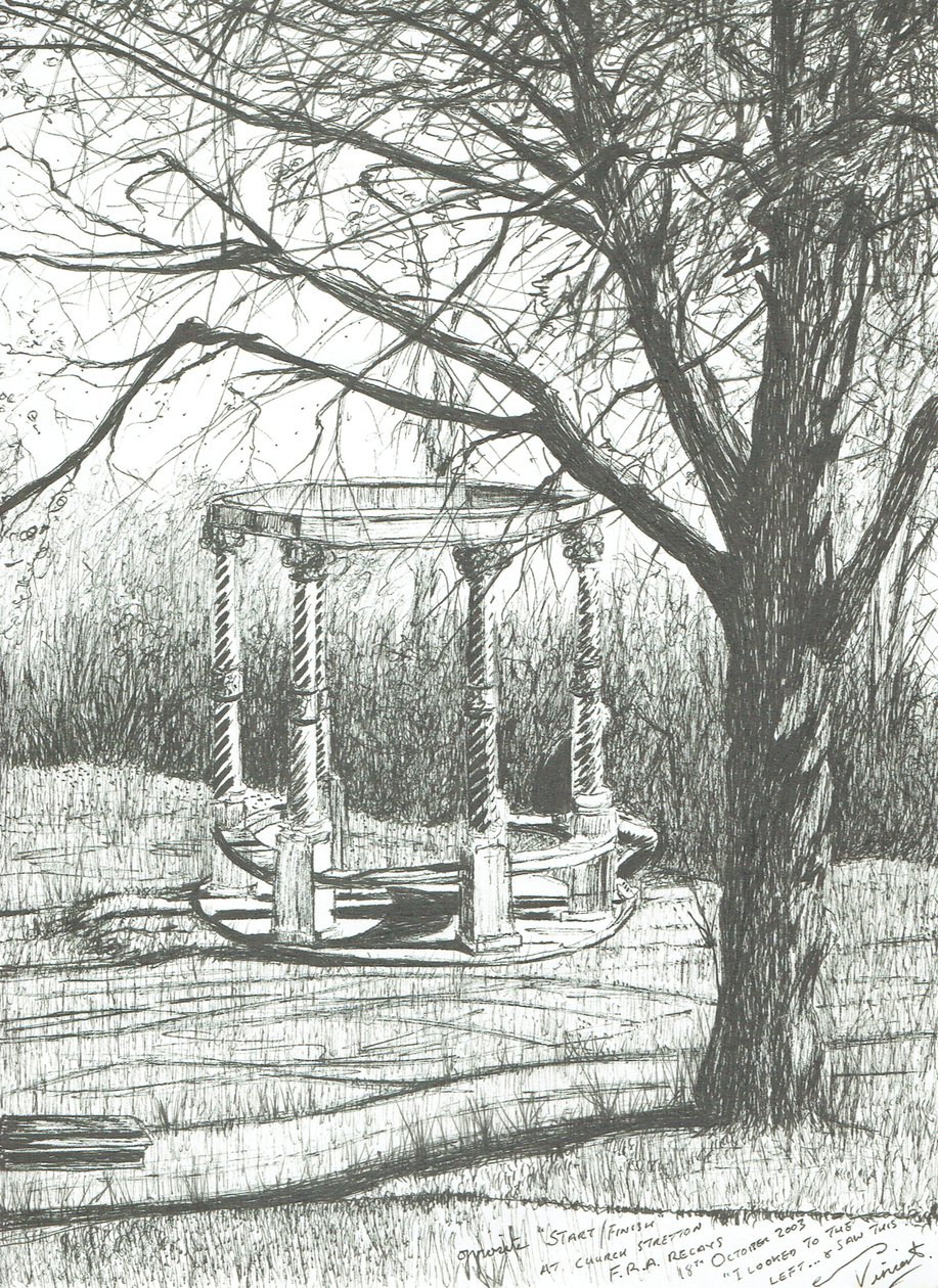Church Stretton, nach den Fell-Staffeln, 2003 von Vincent Alexander Booth