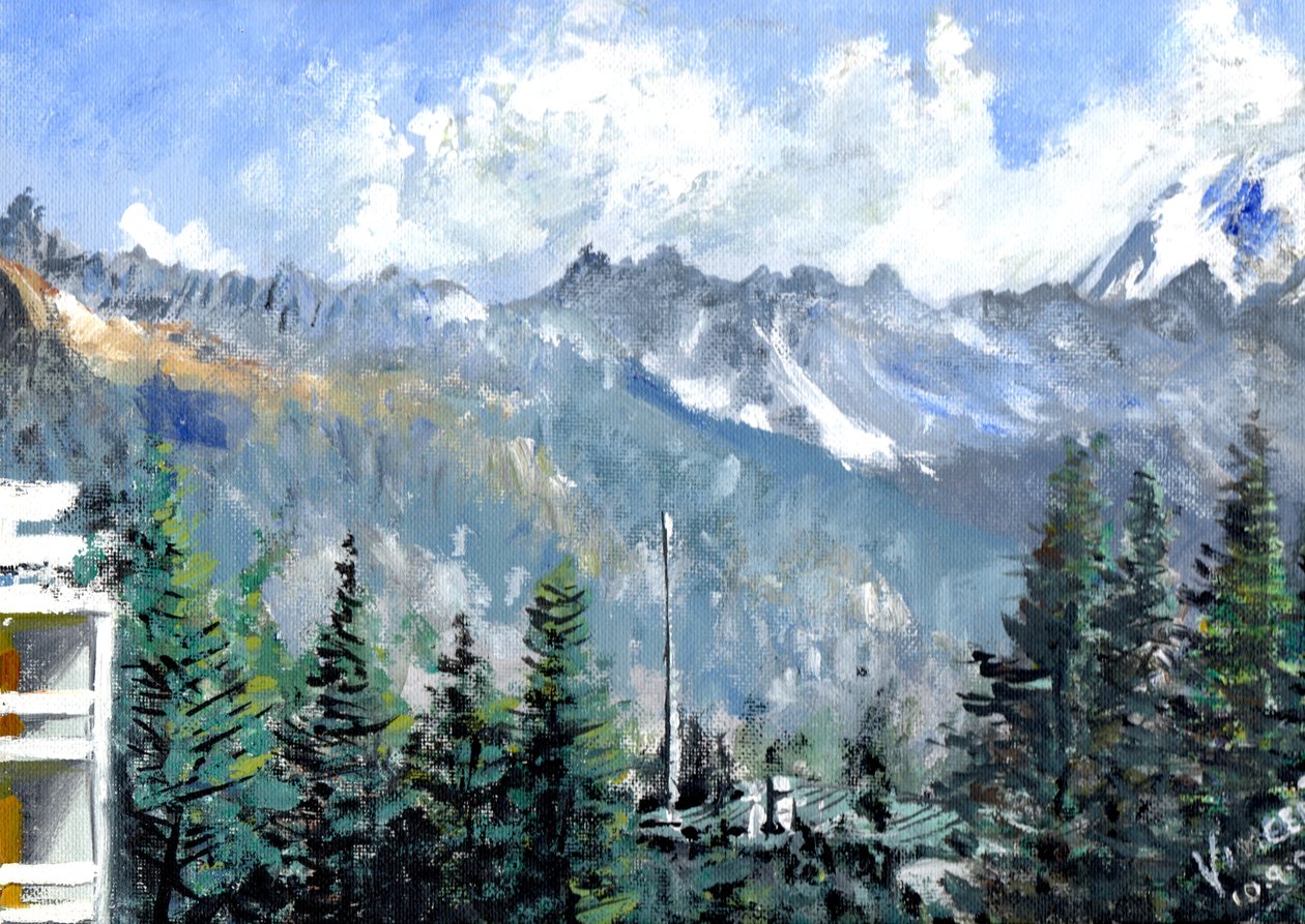Crans Skyline, 2011 von Vincent Alexander Booth