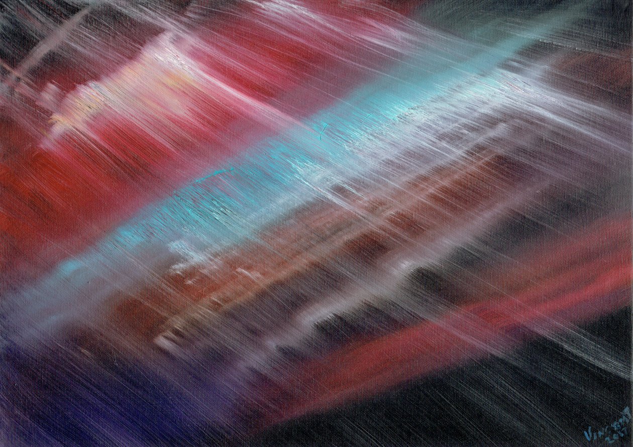 Flug durch Regen, 2017 von Vincent Alexander Booth