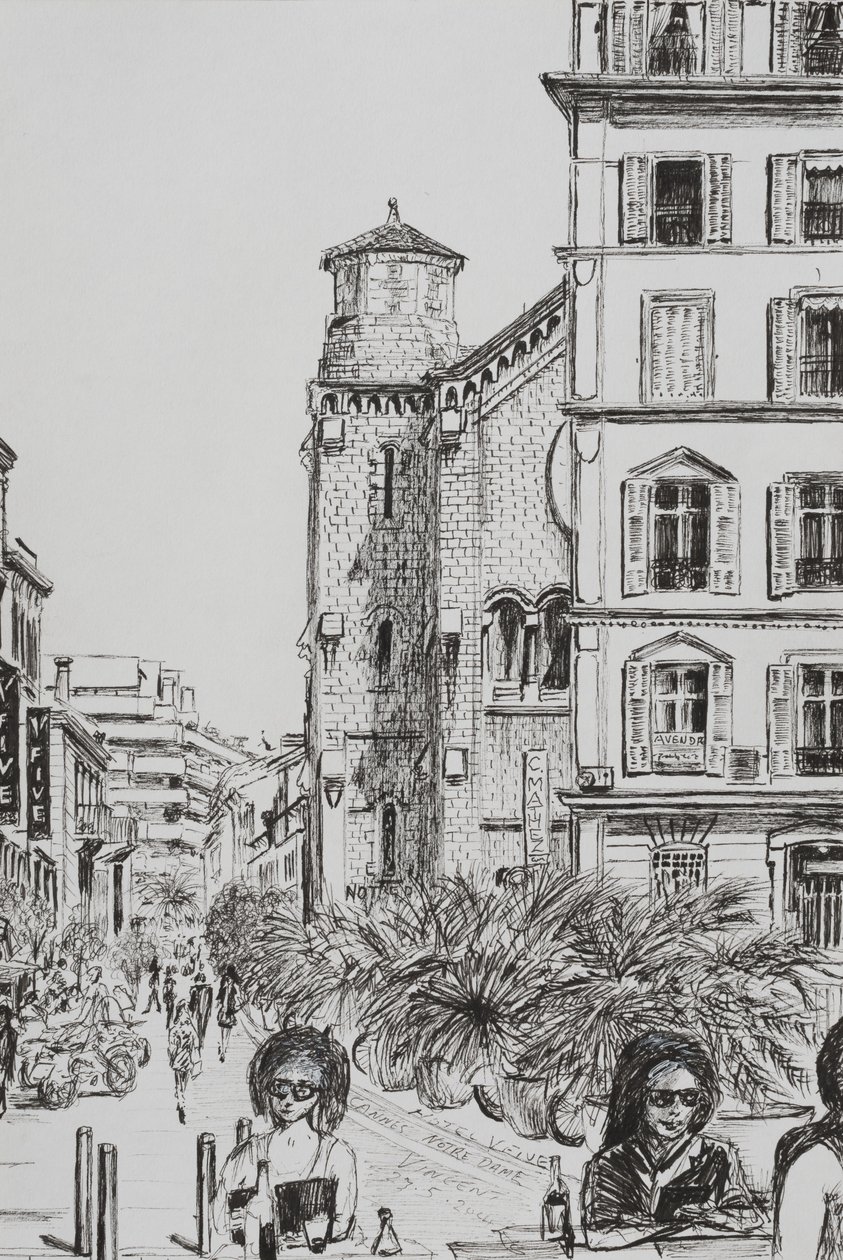Hotel 5 und Notre Dame Cannes, 2014 von Vincent Alexander Booth