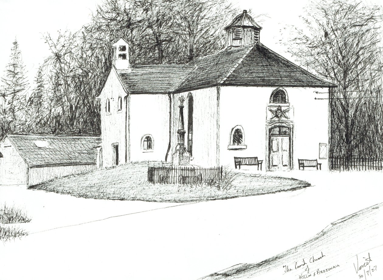 Killin & Ardeonaig Pfarrkirche, 2007 von Vincent Alexander Booth
