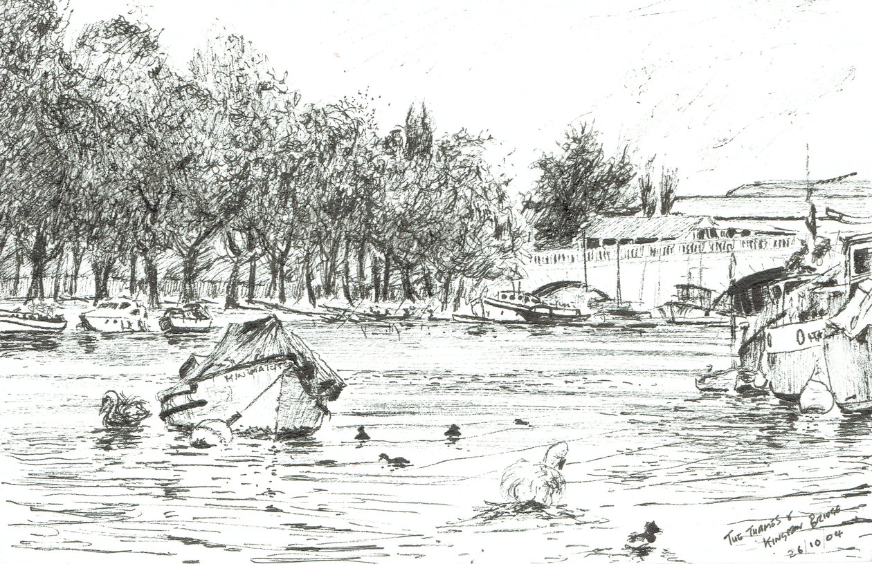 Kingston Bridge London, 2004 von Vincent Alexander Booth