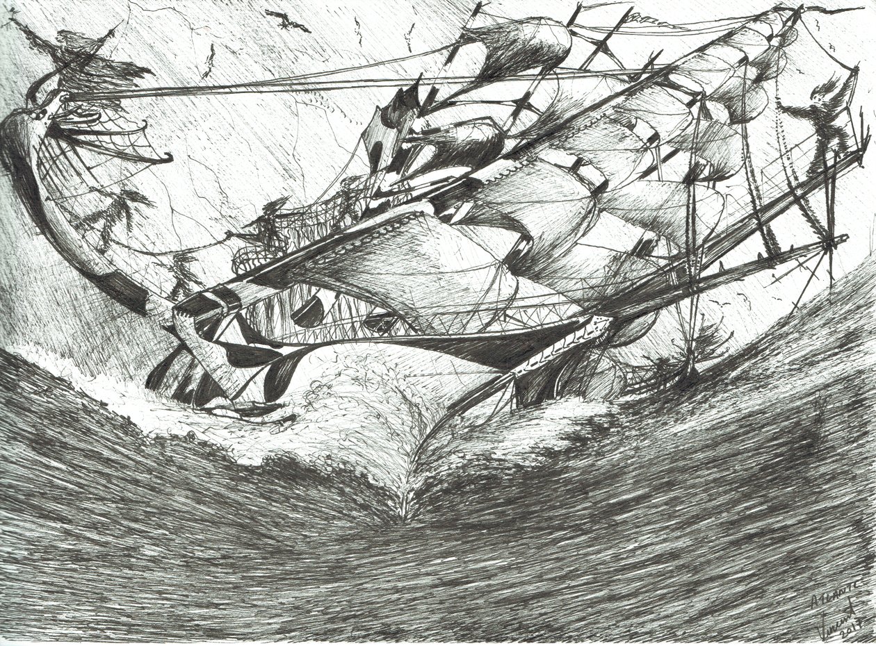 Sturmerschaffer Arktischer Ozean, 2017 von Vincent Alexander Booth