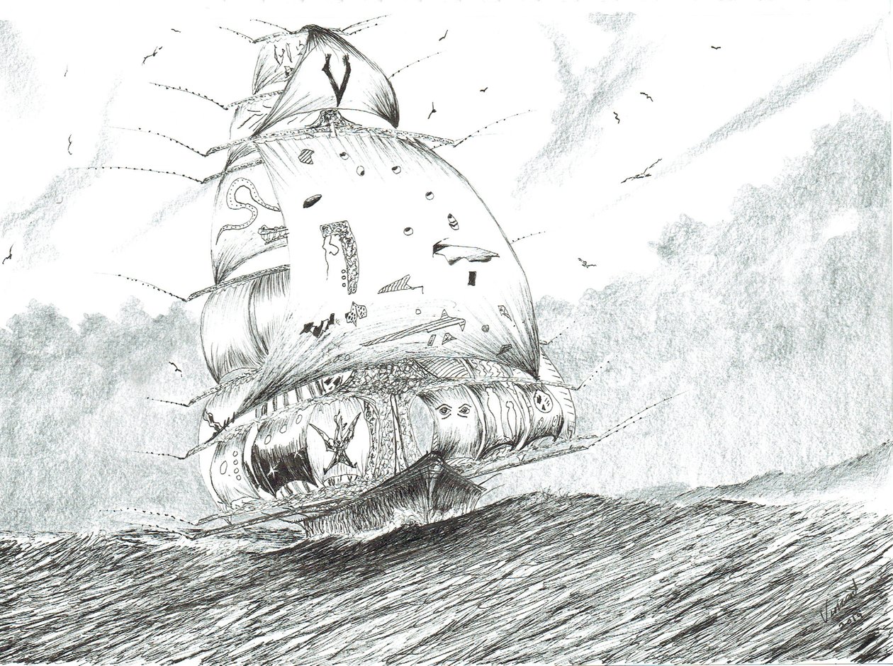 Sturmerschaffer Argentinisches Meer, 2019 von Vincent Alexander Booth