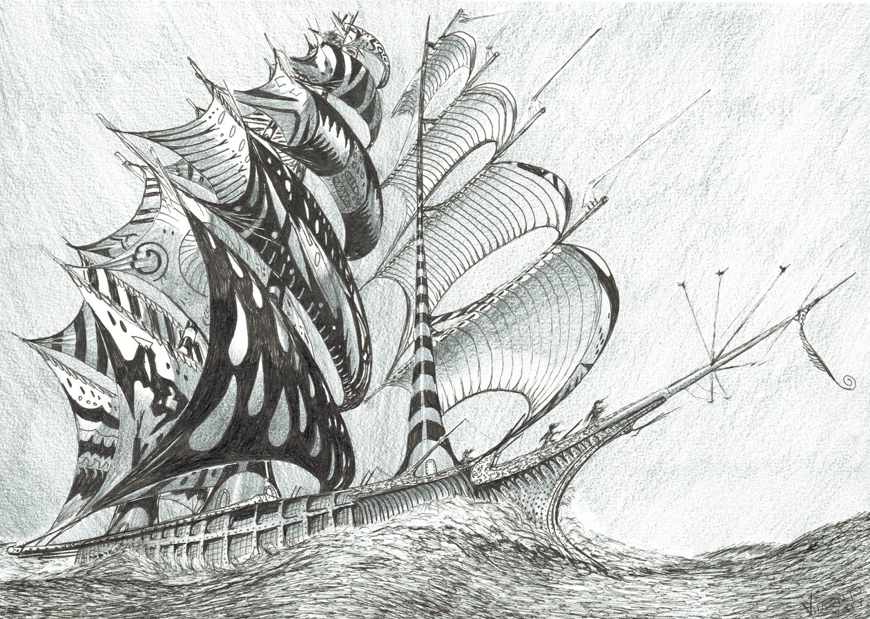 Sturmerschaffer Karibisches Meer, 2017 von Vincent Alexander Booth