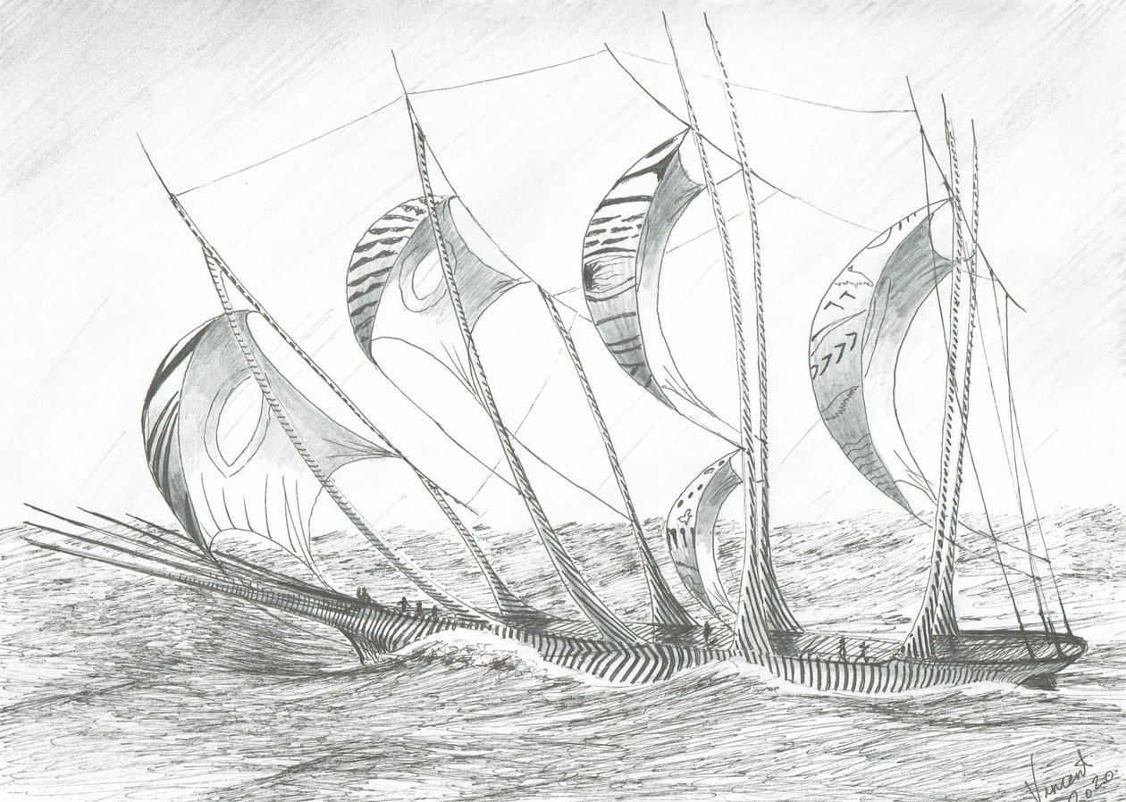 Sturmerschaffer Keltische See, 2020 von Vincent Alexander Booth