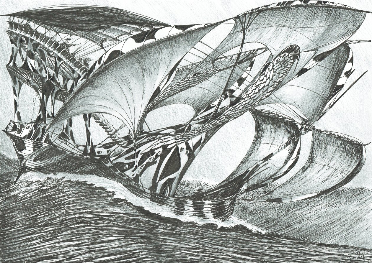Sturmerschaffer Tasmansee, 2017 von Vincent Alexander Booth