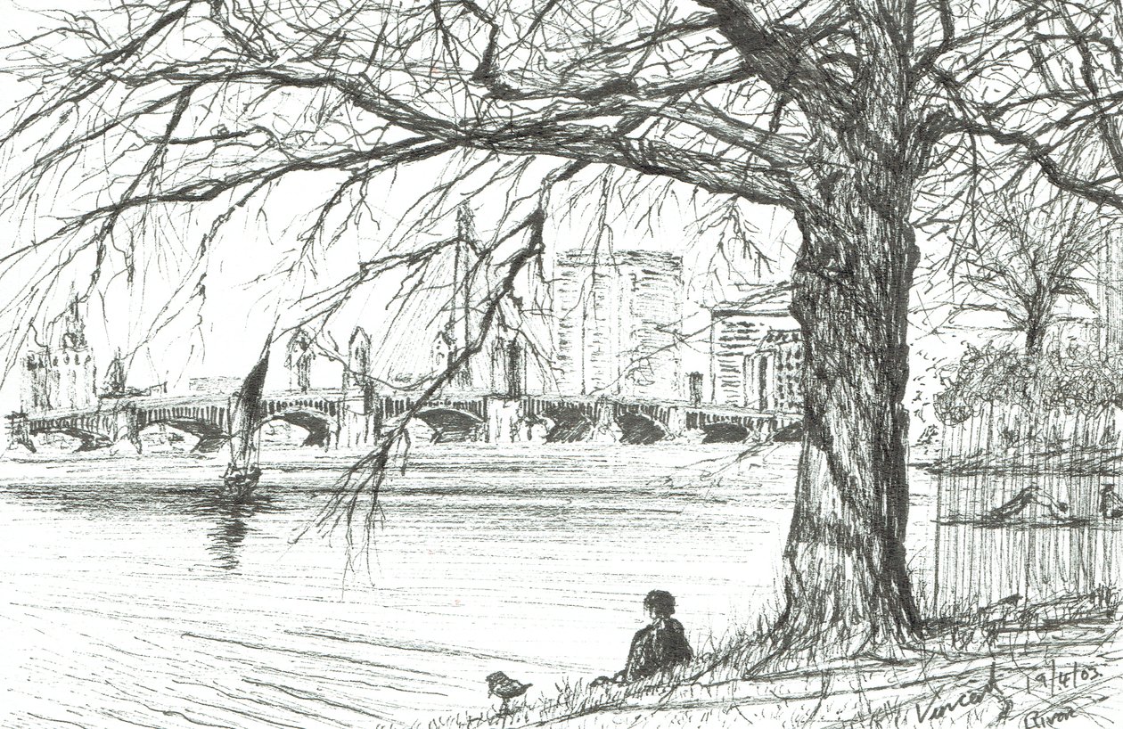 Der Charles River, Boston. 2003 von Vincent Alexander Booth