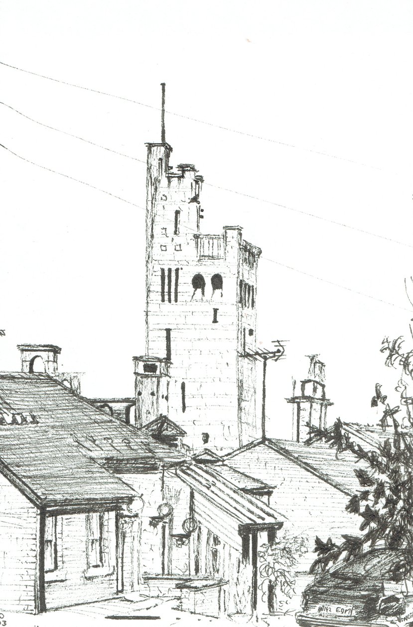 Turm in Knutsford, 2003 von Vincent Alexander Booth