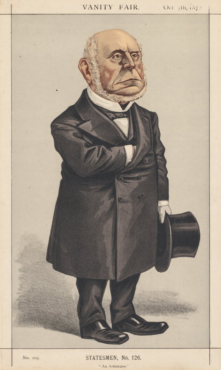 Vanity Fair: Staatsmann, Nr. 126 Ein Schiedsrichter, 1872 von Vincent Brooks Day and Son