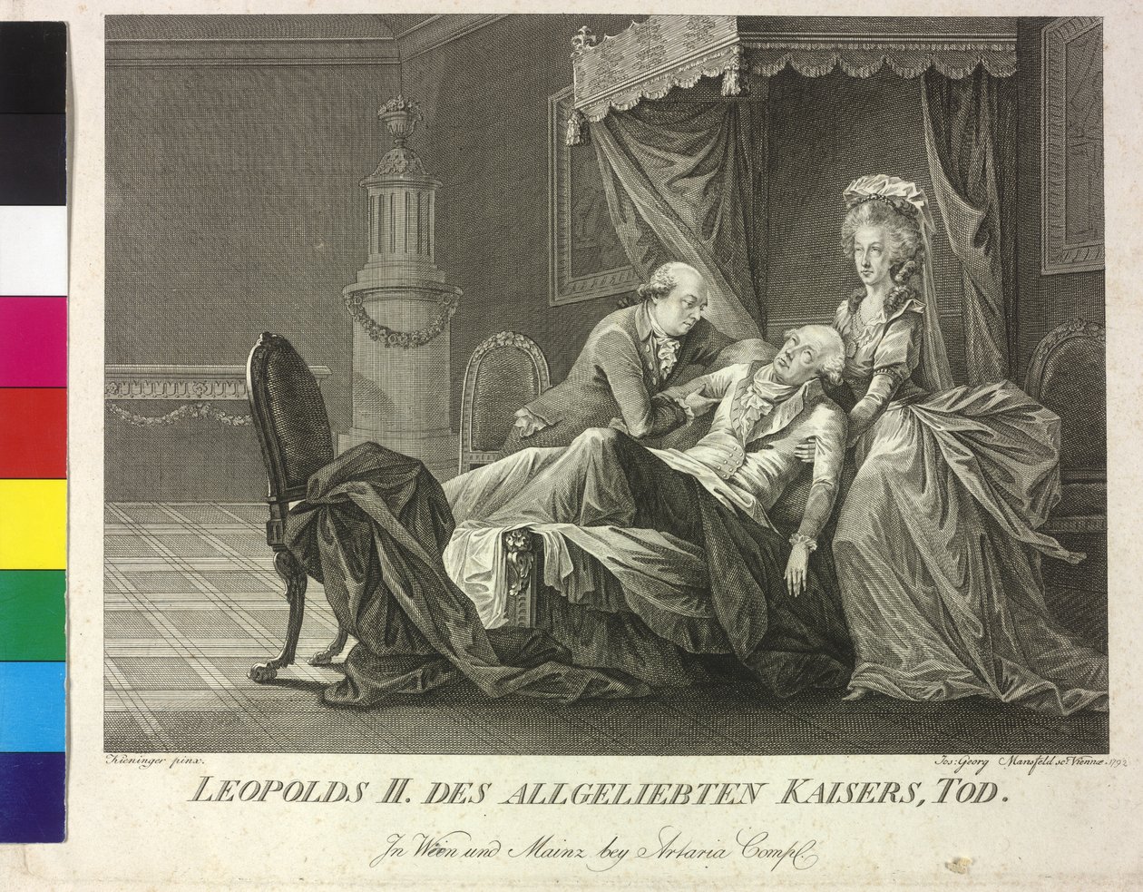 Tod des Kaisers Leopold II. von Vincent George Kininger