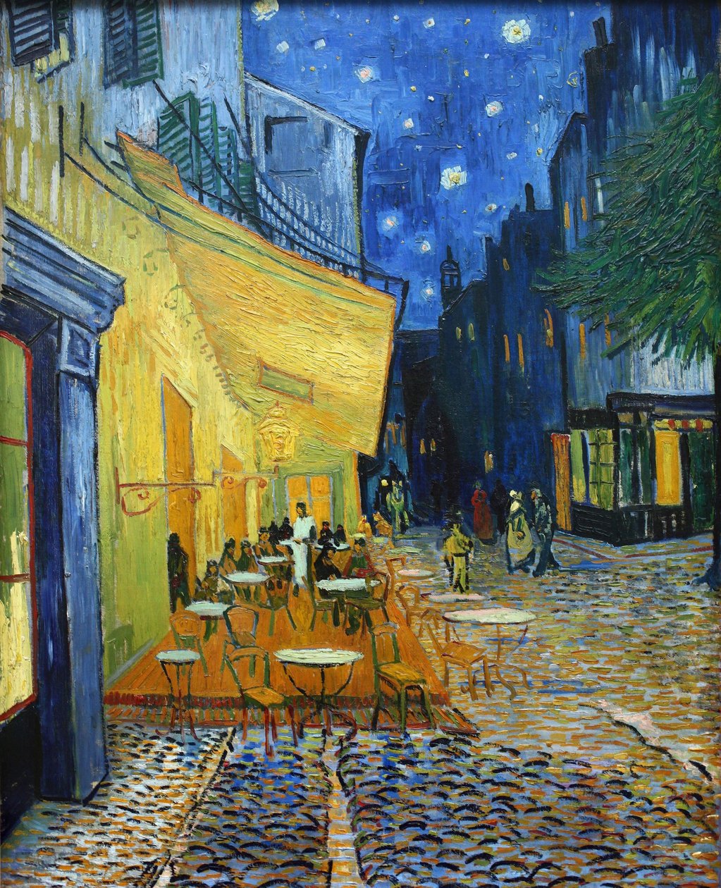 Caféterrasse am Abend Terrasse du café le soir, 1888 von Vincent van Gogh