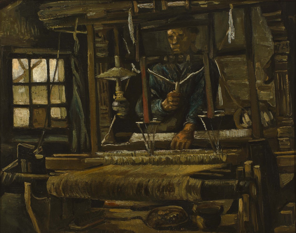 Ein Weberhaus von Vincent van Gogh