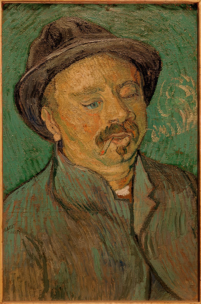 Bildnis eines einäugigen Mannes von Vincent van Gogh
