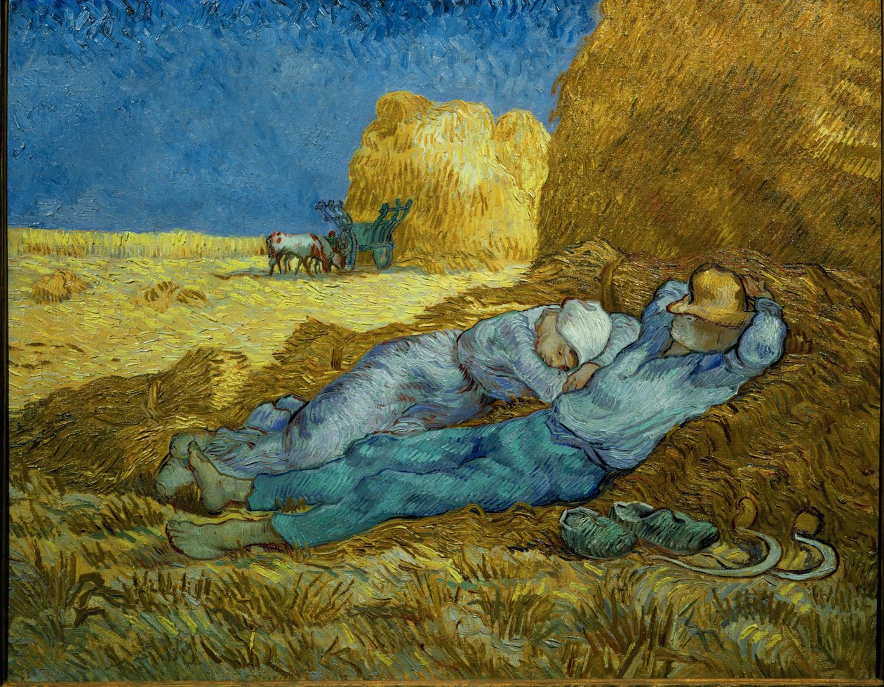 La méridienne oder die Siesta von Vincent van Gogh