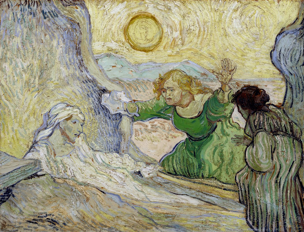 Die Auferweckung des Lazarus (nach Rembrandt) von Vincent van Gogh