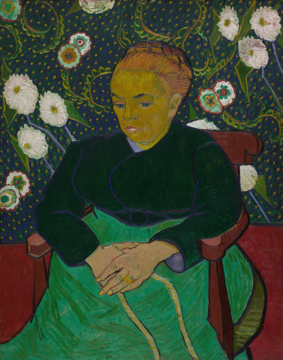Madame Roulin wiegt die Wiege La berceuse, 1889 von Vincent van Gogh