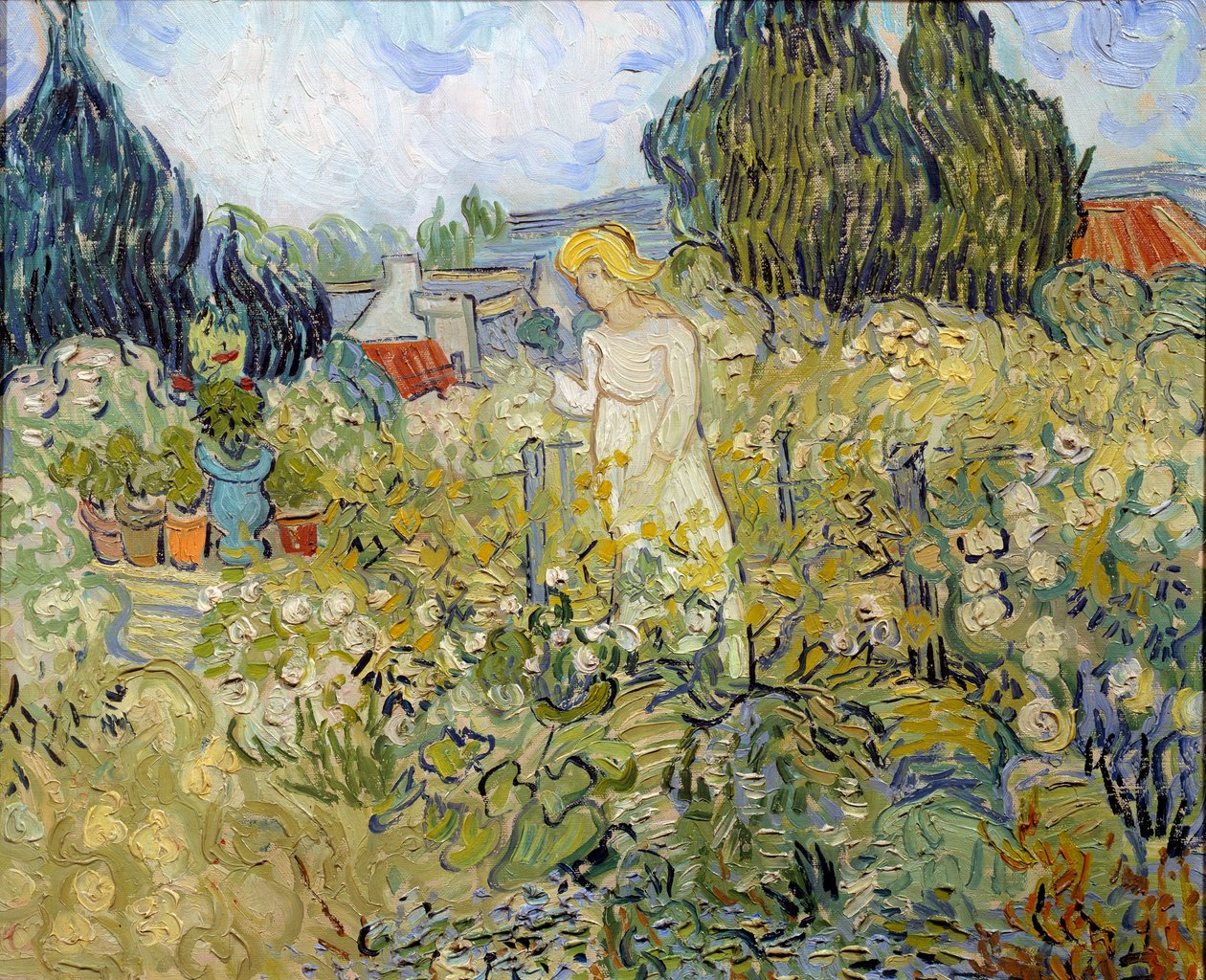 Mademoiselle Gachet in ihrem Garten in Auvers-sur-Oise von Vincent van Gogh