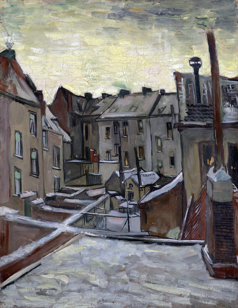 Häuser von hinten gesehen von Vincent van Gogh