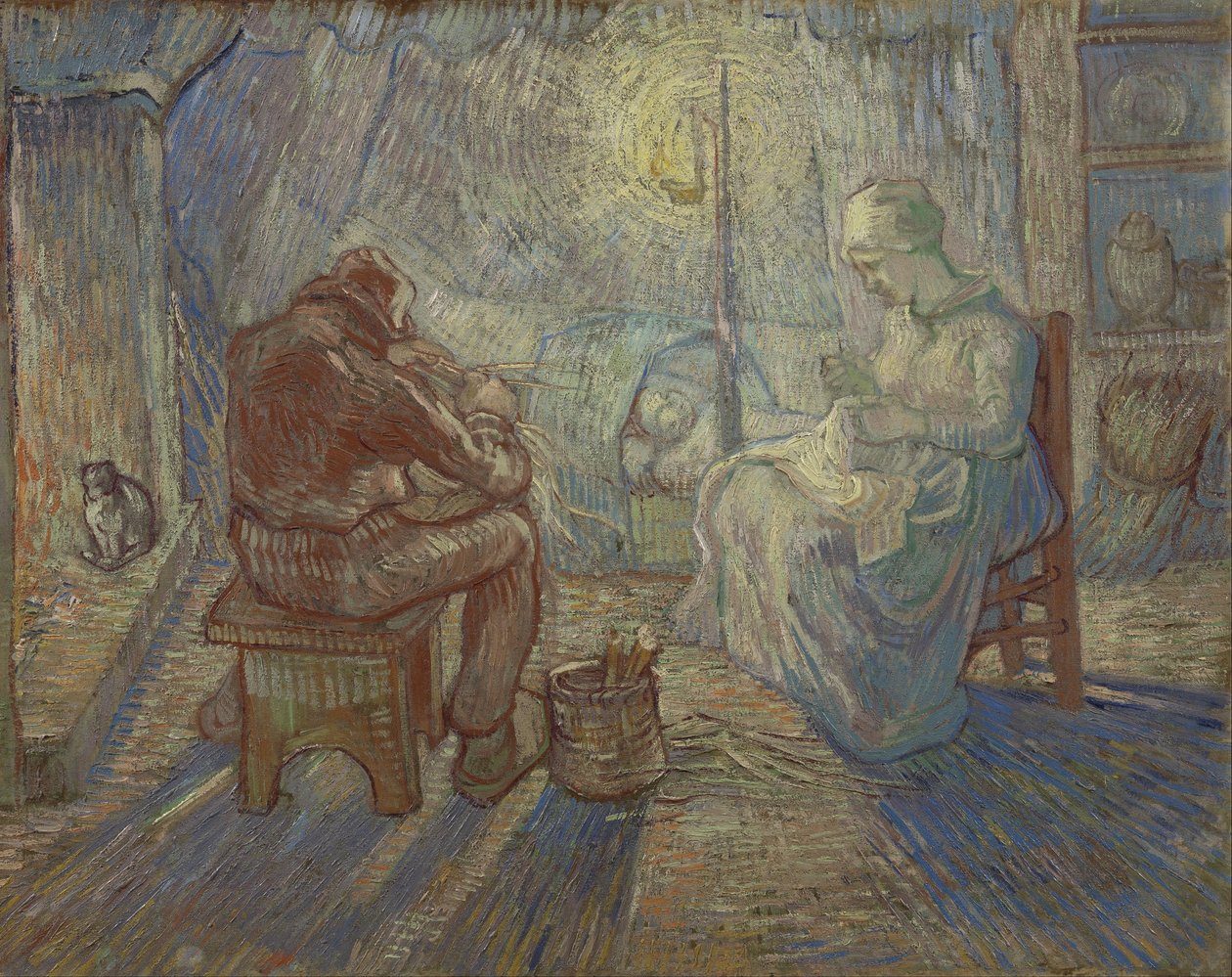 Nacht (nach Millet) von Vincent van Gogh