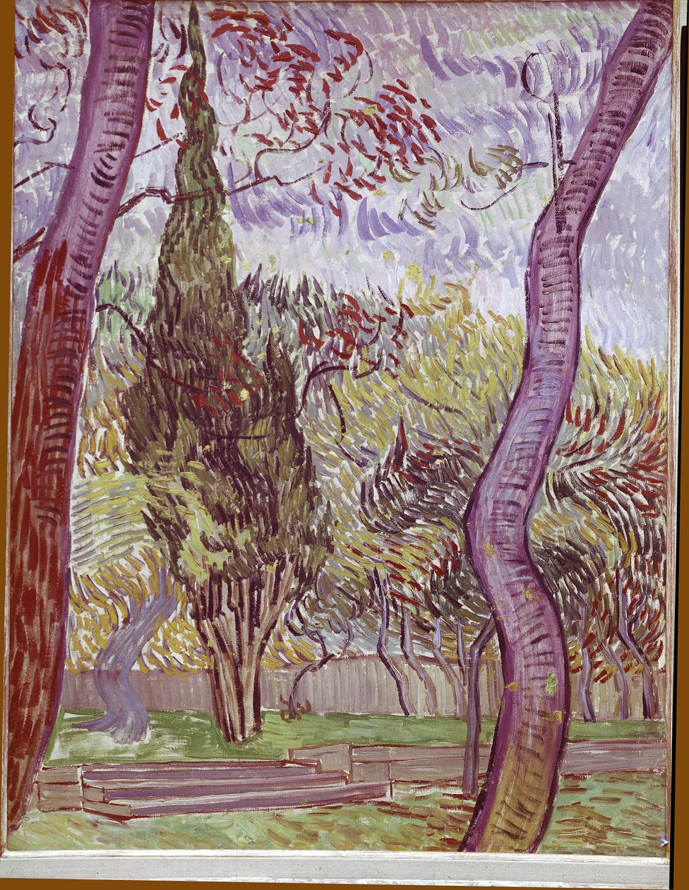Park des Saint-Paul-Hospitals in Saint-Remy-de-Provence von Vincent van Gogh