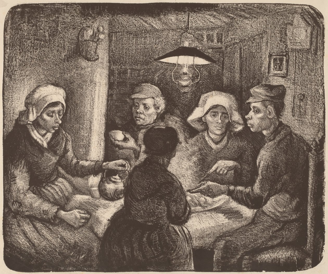 Die Kartoffelesser, 1885 von Vincent van Gogh