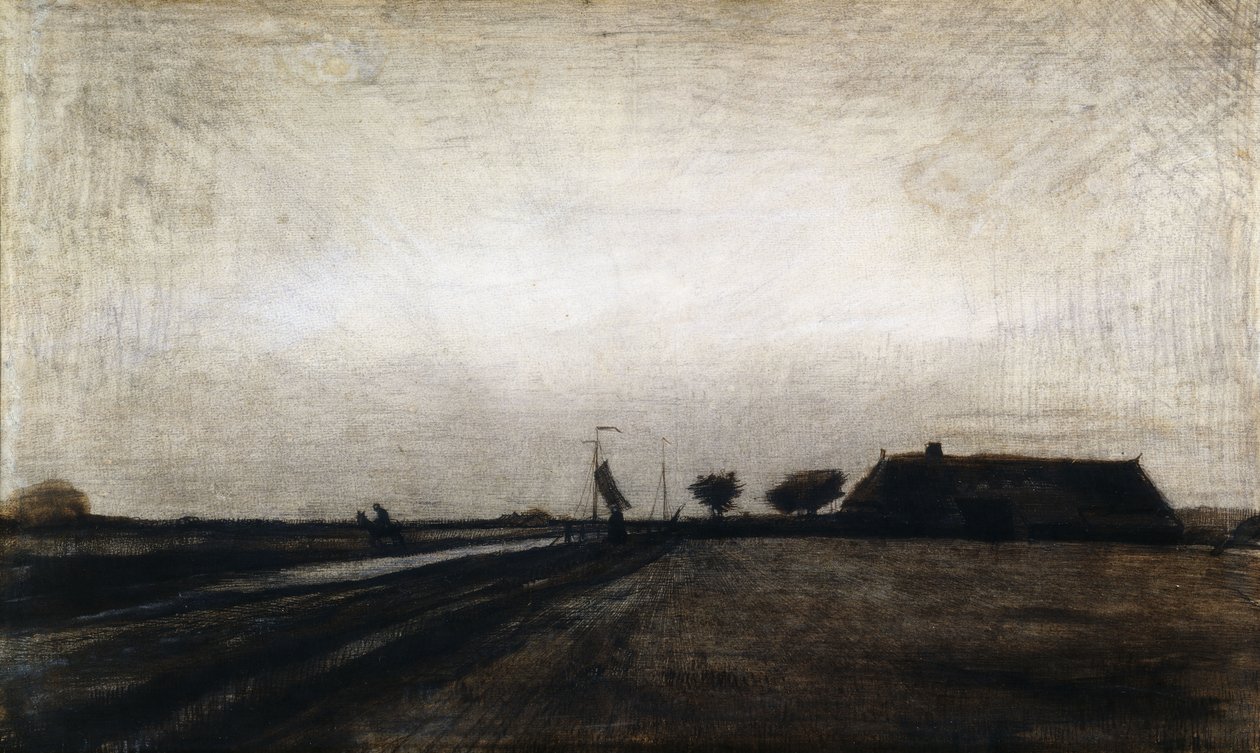 Sonnenaufgang, 1883 von Vincent van Gogh
