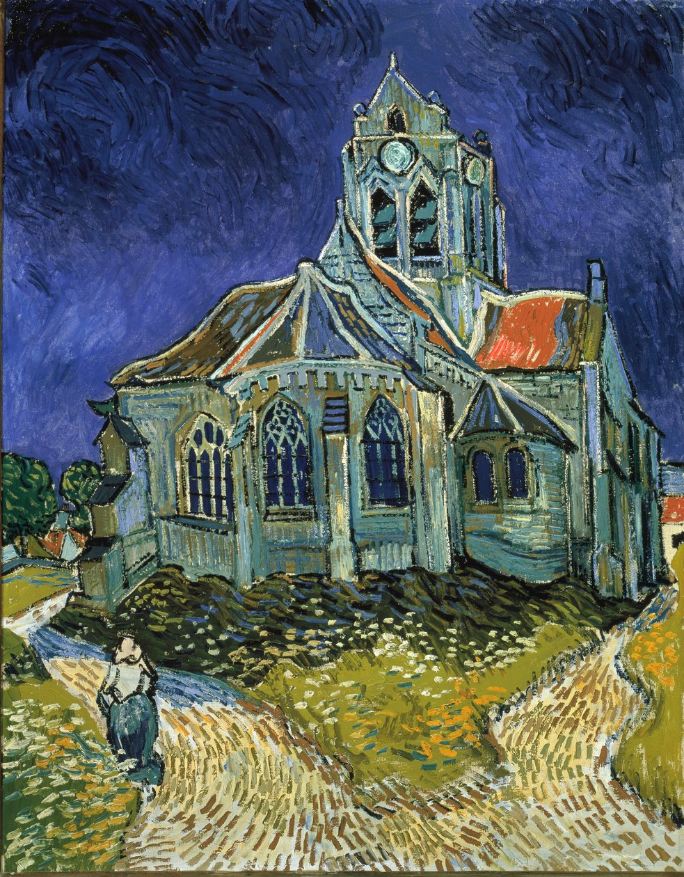Die Kirche von Auvers von Vincent van Gogh