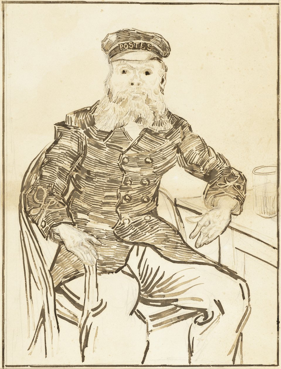 Der Postbote Joseph Roulin von Vincent van Gogh
