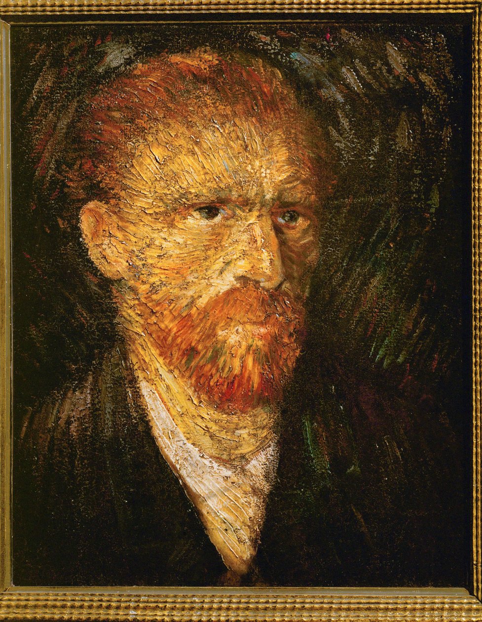 Van Gogh, Selbstporträt, um 1887 von Vincent van Gogh
