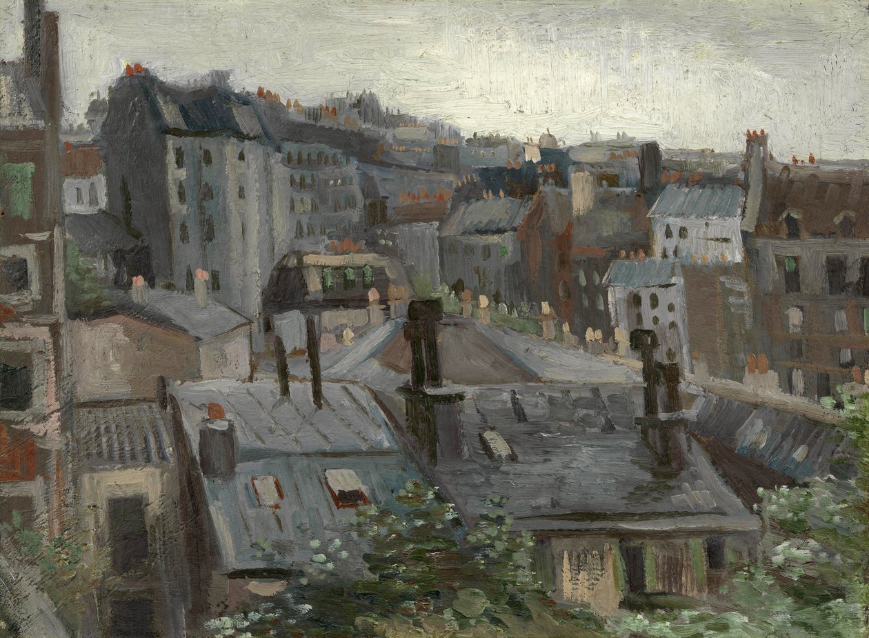 Blick aus Vincents Atelier von Vincent van Gogh