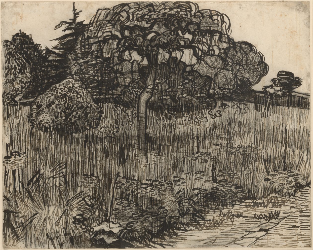 Weinender Baum von Vincent van Gogh