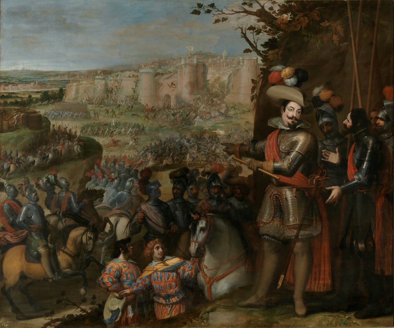Die Eroberung von Rheinfelden (1633) durch die Truppen des Herzogs von Feria von Vincenzo Carducci