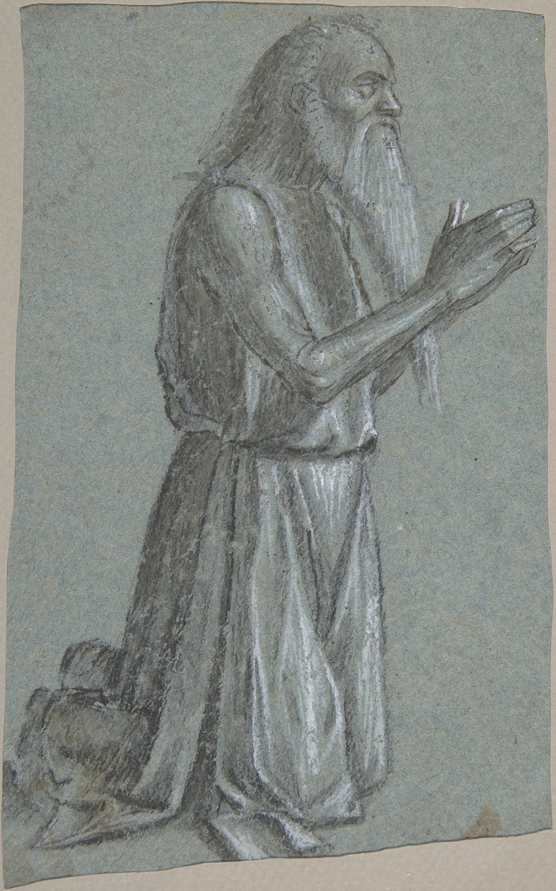 Heiliger Hieronymus recto, Soldat mit Speer verso, 1460-1525 von Vittore Carpaccio