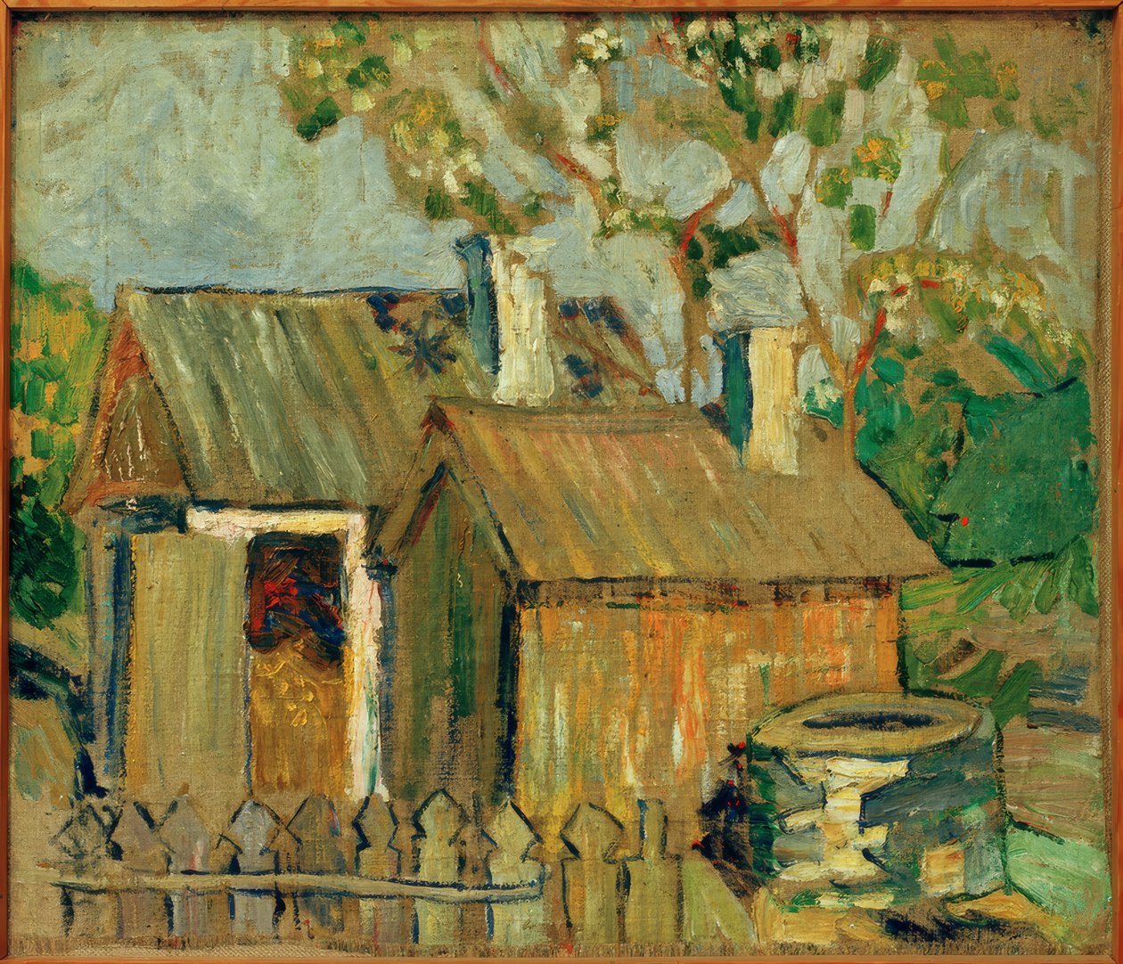 Landschaft mit Blumen von Vladimir Lefgravovitch Tatline