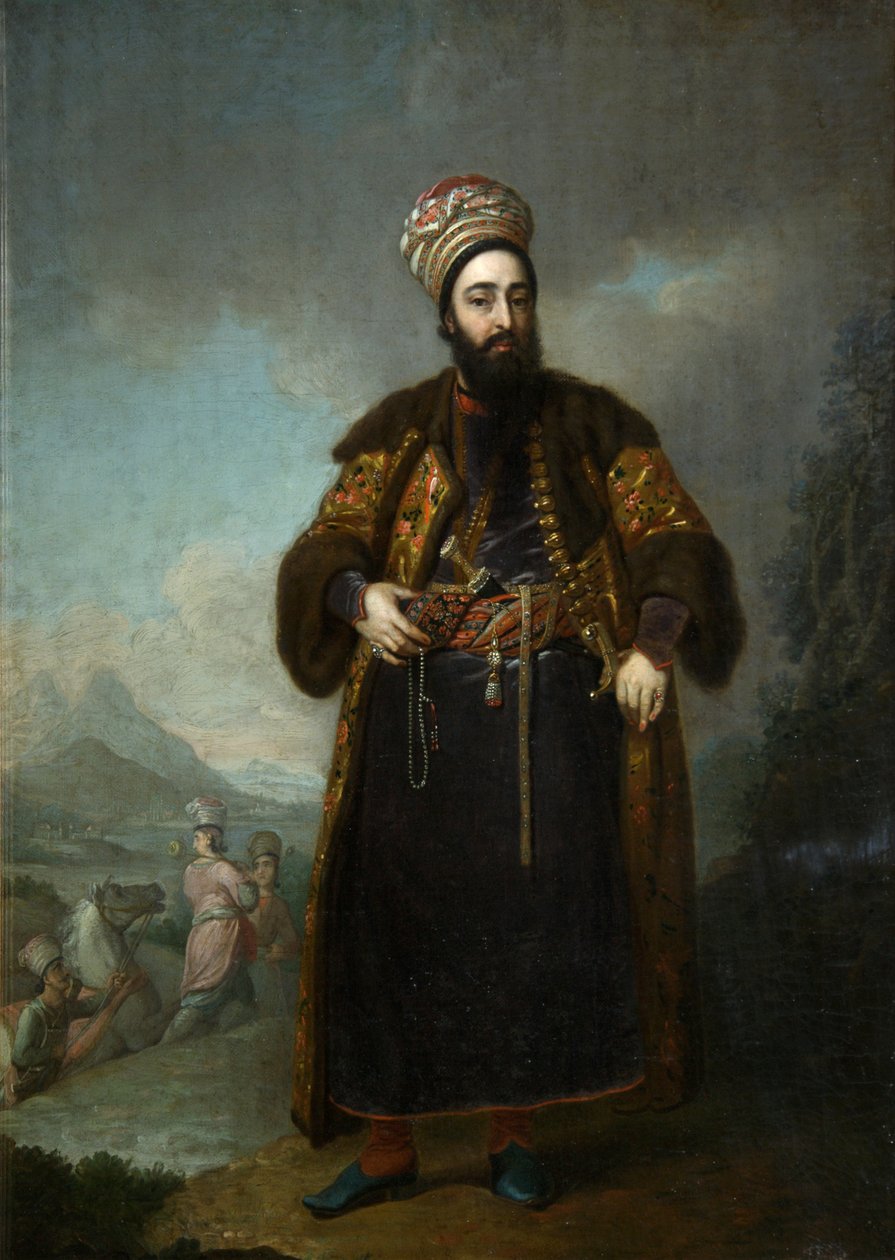 Porträt von Murtaza Kuli Khan, 1796 von Vladimir Lukich Borovikovsky