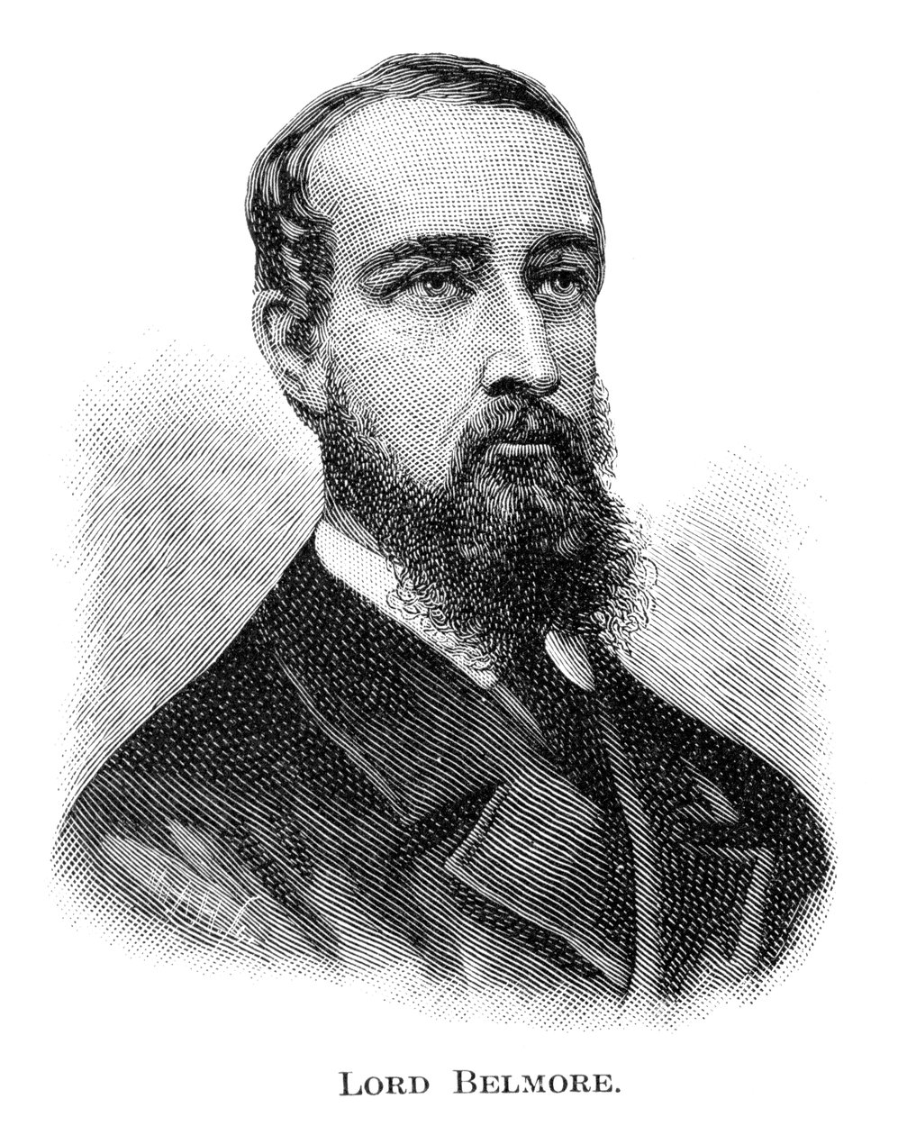 Lord Belmore, Gouverneur von New South Wales, 1886 von WA Hirschmann
