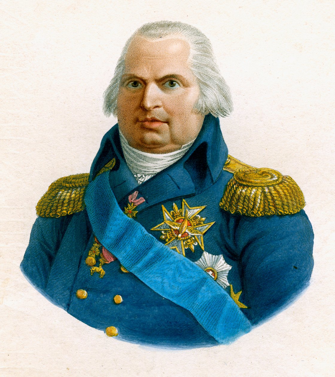 Louis XVIII, König von Frankreich, 19. Jahrhundert von W Evans