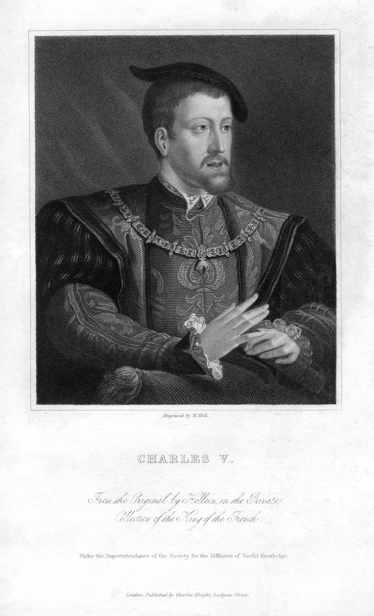 Karl V., Heiliger Römischer Kaiser, 19. Jahrhundert von W. Holl