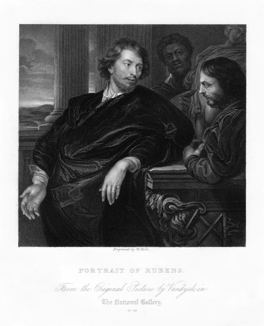 Peter Paul Rubens, flämischer Künstler, frühes 17. Jahrhundert, 19. Jahrhundert von W. Holl