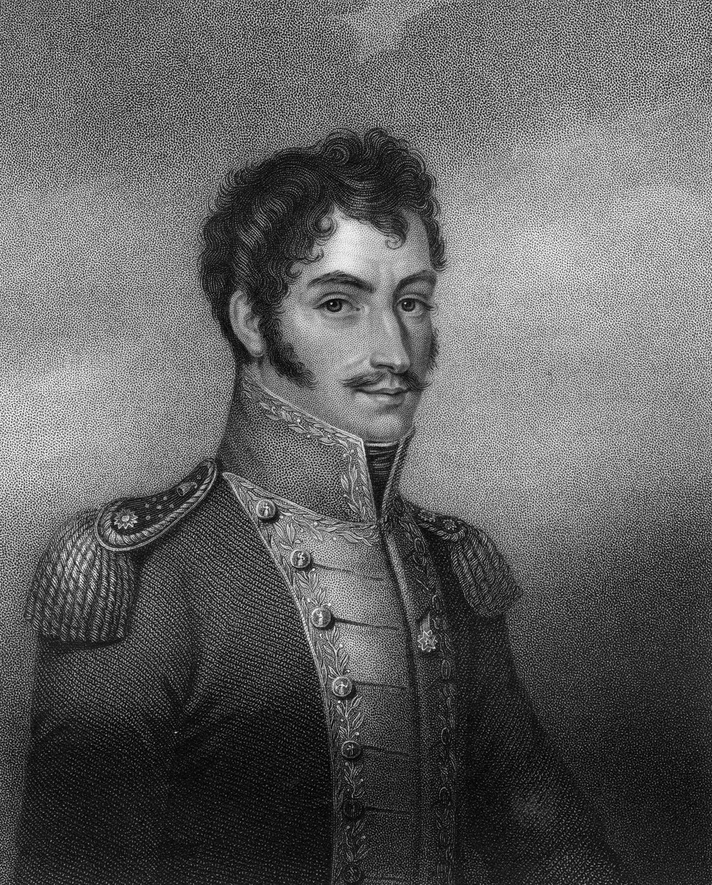 Simon Bolivar, südamerikanischer Revolutionär des 19. Jahrhunderts, 1836 von W. Holl
