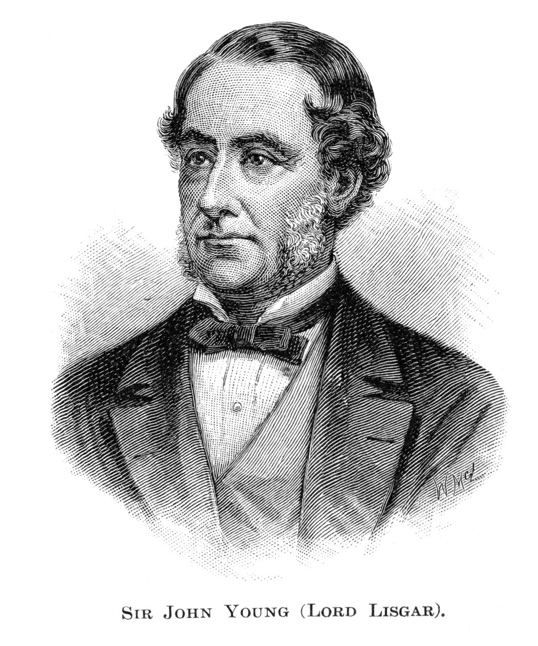 John Young, 1. Baron Lisgar, Gouverneur von New South Wales, 1886 von W. Macleod