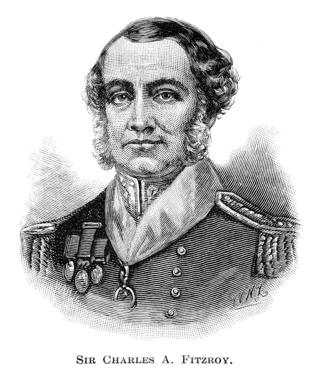 Sir Charles Augustus FitzRoy, Gouverneur von New South Wales, 1886 von W. Macleod