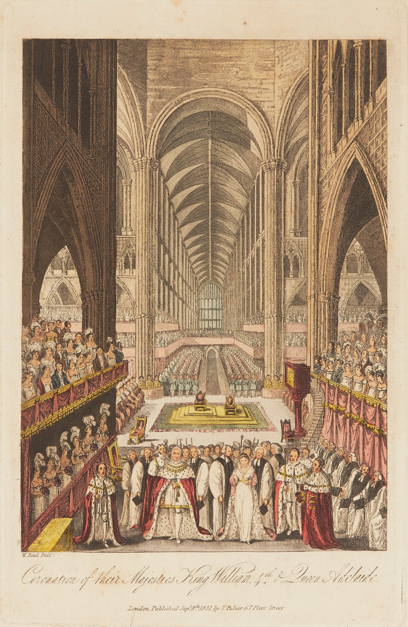 Die Krönung von König Wilhelm IV. und Königin Adelaide von W. Read