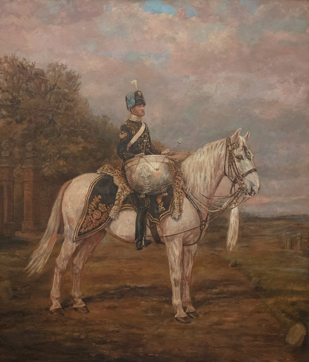 Mary, das letzte Trommelpferd der 3. (King