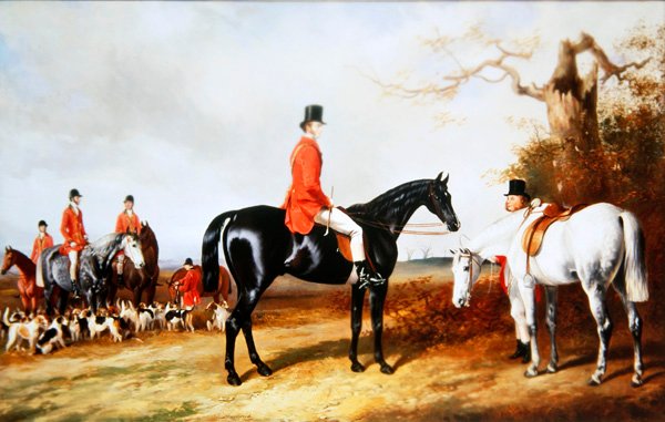 Ein Treffen der königlichen Hirschhunde von W. and Barraud H. Barraud