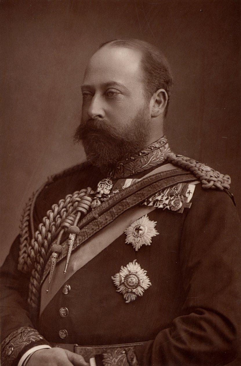 Edward VII (1841-1910), König des Vereinigten Königreichs ab 1901, als er noch Prinz von Wales war von W. and D. (after) Downey