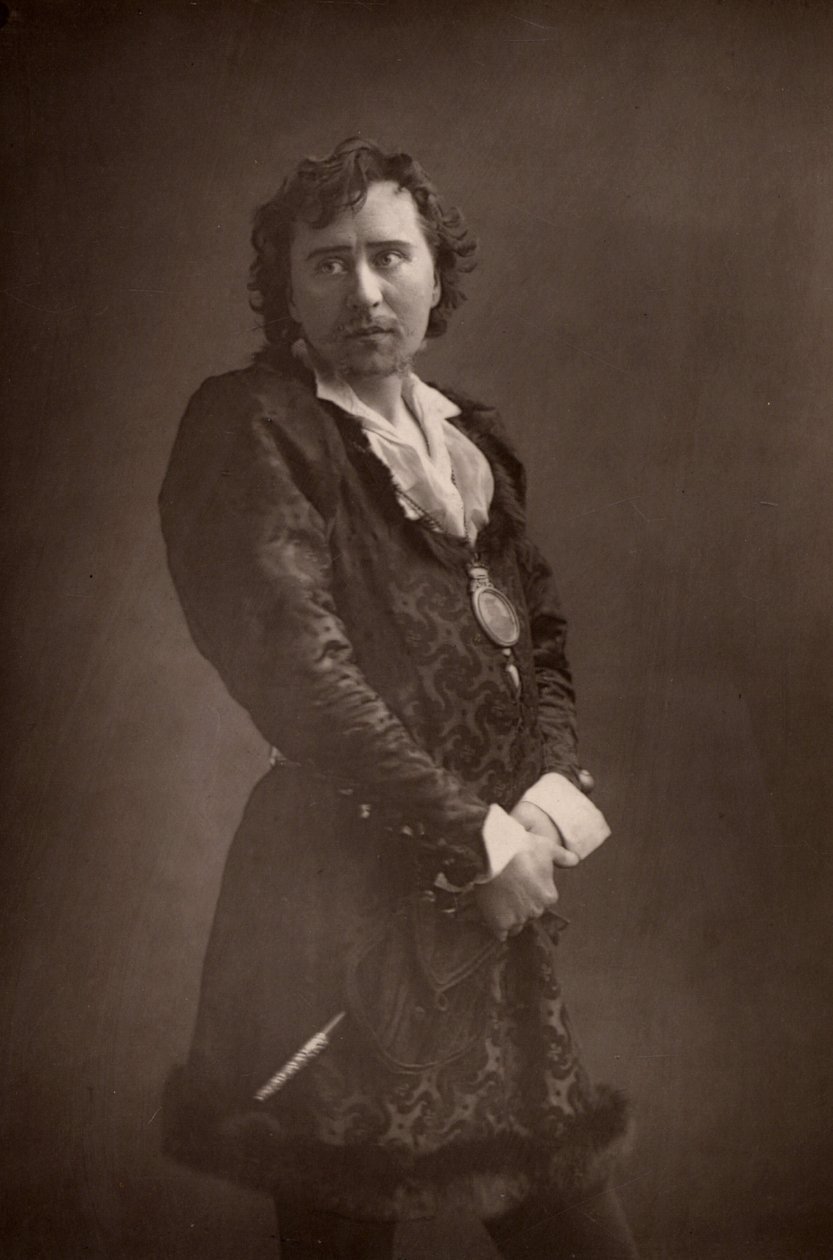 Herbert Beerbohm Tree (1853-1917) englischer Schauspieler-Manager. Gründer der Royal Academy of Dramatic Art (RADA) von W. and D. (after) Downey